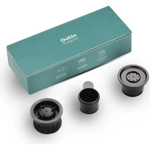 Adapter-Set 3 in 1 für Outin Nano tragbare Espressomaschine, Schwarz