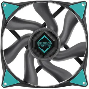 Iceberg Thermal IceGALE Xtra Computergehäuse Ventilator 14 cm Schwarz 1 Stück(e) (140 mm, 1x), PC Lüfter, Schwarz