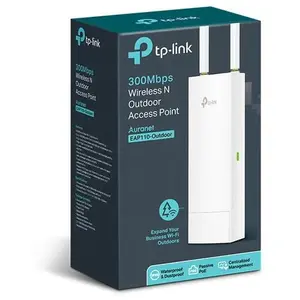 TP-Link EAP110-OUTDOOR, 2,4 GHz, 300 Mbit/s, 10,100 Mbit/s