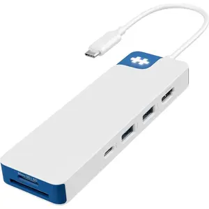 Hyper® HyperDrive Flex 8 Dockingstation USB-C Hub weiß/blau