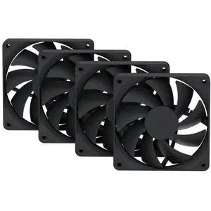 HYTE Lüfter FA12 4er Pack 120mm pitch black schwarz