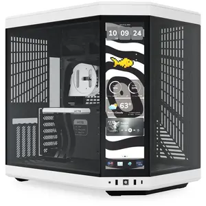 HYTE PC Gehäuse Y70 Infinite mit Touch Schwarz/Weiß
