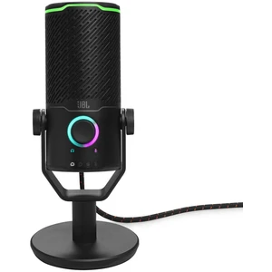 JBL Gaming USB-C Kondensatormikrofon: Profi Streaming Mikrofon mit fle...