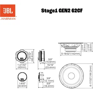 JBL Stage 1 62CF Orange günstig