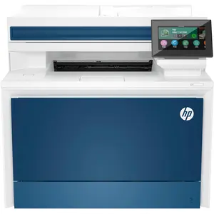 HP Color LaserJet Pro MFP 4302fdw (Laser, Farbe), Drucker, Weiss, Blau