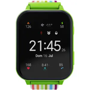 CANYON Smartwatch für Kinder Alfie KW-37 MP3 Lernen und Spielen Grün