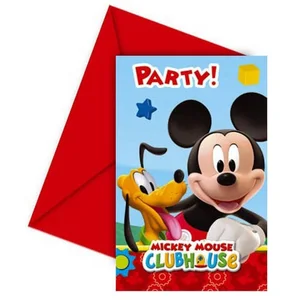 Amscan Folat Einladungskarten 6 Micky Maus Einladungskarten, Partydeko... günstig