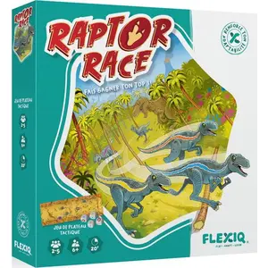Flexiq Partyspiel   ASMODEE   Raptor-Rennen   2 bis 6 Spieler   ab 8 J...