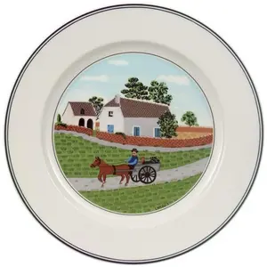 Villeroy & Boch Frühstücksteller Bauer Design Naif, Teller, Mehrfarbig