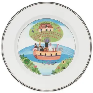 Villeroy & Boch Frühstücksteller Arche Noah Design Naif, Teller, Mehrfarbig