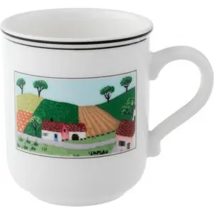 Villeroy & Boch, Tasse, Design Naif Kaffeebecher Dorfstrasse (300 ml, 1x)