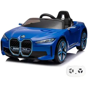 BMW i4 Kinder Elektroauto 12V (1 6 Jahre)   Offiziell Lizenziert, mit ...
