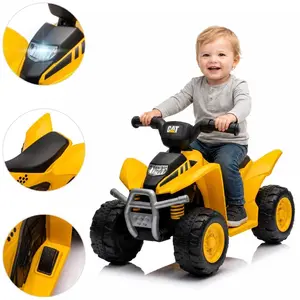 CAT Kinderquad Elektro 6V (1 3 Jahre)   Offiziell Caterpillar Lizenzie...