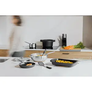BergHOFF Leo Graphite, Rund, Allzweckpfanne, Schwarz, Aluminium, 230 °...