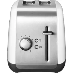 KitchenAid 5KMT2115EWH, 2 Scheibe(n), Edelstahl, Weiß, Metall, Tasten, Niveau, Drehregler, 1100 W, 220-240 V