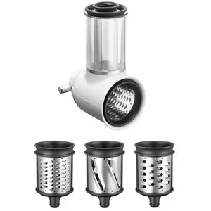 KitchenAid 5KSMVSA, Lebensmittelmühle, Schwarz, Transparent, Weiß, Ede... günstig