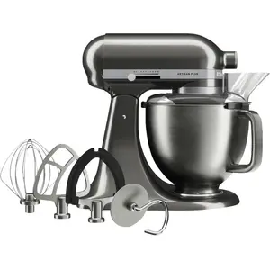 KitchenAid 5KSM50PKVEMS, Standmixer, Grau, Schlagen, Mixen, Whisking, ...