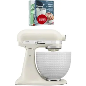 KitchenAid 5KSM156CXEPL, Standmixer, Weiß, Schlagen, Mixen, 4,8 l, Por...