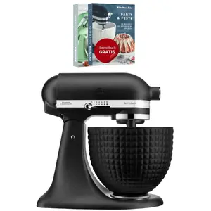 KitchenAid 5KSM156CXEBK, Standmixer, Schwarz, Schlagen, Mixen, 4,8 l, ...