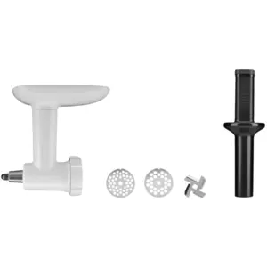 KitchenAid Fleischwolf und Pürierzubehör Set 2-teilig für Küchenmaschi...