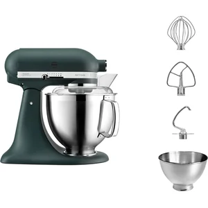 KitchenAid Artisan, Standmixer, Schwarz, Schlagen, Kneten, Mixen, 1 m,...
