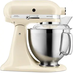 KitchenAid Artisan 5KSM185PS, 4,8 l, Cremefarben, Leiter, 220 RPM, 3 l...