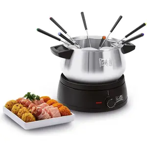 Fritel 142087 Elektrisches Fondue 8 Person(en), Fondue Set, Grau günstig