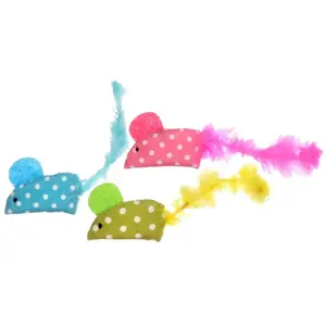 Flamingo Polka Katzenspielzeug Sortiert günstig