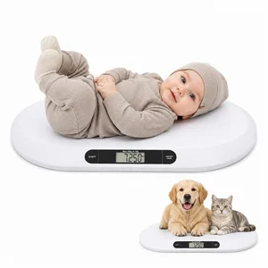 Topcom Personenwaage Babywaage bis 20 kg, leicht, robust, auch für Hau...