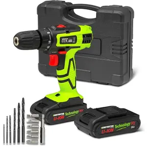 Constructo, Bohrmaschine + Akkuschrauber, Constructor Akku-Bohrschraub...