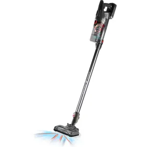 Domo DO1032SV, Stabstaubsauger, Beutellos, Grau, 0,6 l, Aluminium, Tro...