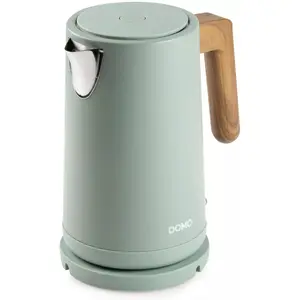 Domo DO9282WK, 1,7 l, 2200 W, Salbei, Wasserstandsanzeige, Drahtlos, Filterung