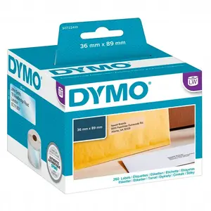 Dymo Große Adressetiketten 99013 Transparent Etikett 36x89 Mm 260 Einh... günstig
