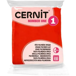 Cernit Polymer Clay N°1 Polymer-Ton Poppy Red 56 g