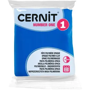 Cernit Polymer Clay N°1 Polymer-Ton Blue 56 g