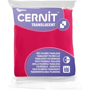 Cernit Translucent 56 G Rubinrot