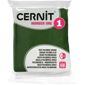 Cernit Polymer Clay N°1 Polymer-Ton Olive 56 g