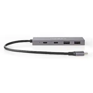 Nedis USB-Hub 1x USB-C  3.2 Gen2 - 2x USB-A 3.2 Gen2 , 2x USB-C  3.2 G...