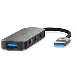Nedis USB-Hub USB-A Stecker - 4x USB A, 4-Port port(s), USB 2.0 / USB ...