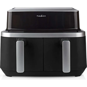 Nedis KAAF320BK, Heißluftfritteuse, 4,2 l, 80 °C, 200 °C, 60 min, Dopp...