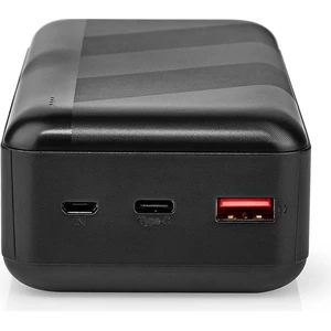 Nedis powerbank - 32000 mAh - 65 W - 2.4 / 3.0 / 3.25 A - Geräteausgangsanschluss: 1x USB-A / 1x USB-C - Geräteeingangsanschluss: Micro USB / 1x USB-C - Lithium-Polymer günstig