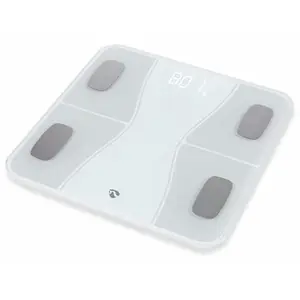 Nedis WIFI-SmartLife-Personenwaage Bluetooth® | BMI / BMR / Fett / Geb...