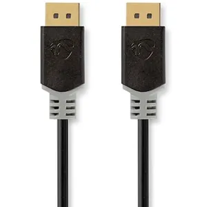 Nedis Displayport-Kabel | DisplayPort Stecker | DisplayPort Stecker | 8K@60Hz | Vergoldet | 3.00 m | rund | PVC | Anthrazit / Grau | Verpackung mit Si günstig