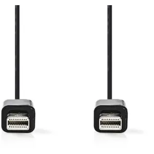 Nedis 2,0 m Mini DisplayPort Kabel, Schwarz [Mini DisplayPort-Stecker - Mini DisplayPort-Stecker] günstig