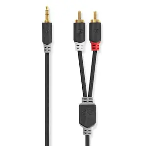 Nedis Stereo-Audiokabel | 3.5 mm Stecker | 2x RCA Stecker Vergoldet | ... günstig
