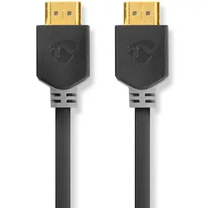 Nedis High Speed HDMI Kabel mit Ethernet | HDMI Stecker | 4K@60Hz | ARC | 18 Gbps | 3.00 m | rund | PVC | Anthrazit | Verpackung mit Sichtfenster günstig
