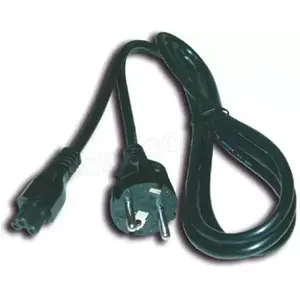 Valueline Cable d'Alimentation Tripolaire (1 m), Stromkabel, Schwarz günstig