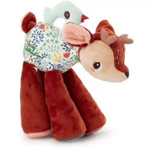 Lilliputiens Stella Galoppierendes Reh Sound Teddy Rot Rot One Size