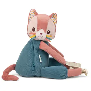 Lilliputiens Jeanne Die Katze Weicher Rucksack Blau Blau One Size