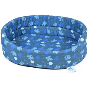 Hundekorb dogrelax entree smurfs Duvoplus Les Schtroumpfs Blau 50x35x1... günstig